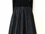 大島紬リメイク：タックスカート