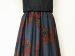 大島紬リメイク：タックスカート