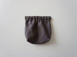 SIMPLE POUCH / graybrownの画像