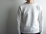 dry fleecy fabric/sweatshirt/whiteの画像