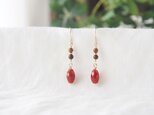 Red＆Wood Pierceの画像