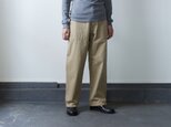 original cotton twill/baker pants:beigeの画像