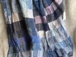 ■手織/冬のリネン(亜麻）ビックストールの画像