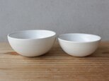 ＊限定品　育てるウツワ　ペア　茶碗　白　②　地シリーズの画像