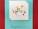 ※受注制作2022カレンダー(A5)　〜koyomi（靴下カード付き）の画像