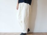 10w Stretch Corduroy tuck Pants OFF/Wの画像