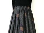 大島紬リメイク：タックスカート