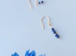 Lapis lazuli ＊ Amethyst  Lcicles earringの画像