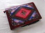 ほぼ日手帳カズン対応　Ａ５サイズ手帳カバー　レザー　刻印＆拭き染め