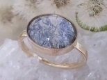 デュモルチェライトinクォーツ*14kgf ringの画像