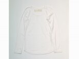 5 stitch l/s tee (white)