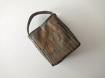 tulip leather one handle bag [moss]