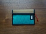 flap pouch  x-pac coyote×tealの画像