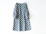 【2L】ウール混裏地付きドット柄シンプルな大人可愛いワンピース♪