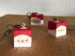 Wooden Santa 木製サンタストラップの画像