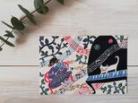 ポストカード2枚セット・型染め「音楽のある風景」の画像