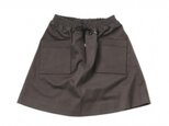 box pocket skirt (charcoal)の画像