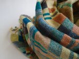 手織りカシミアストール・・森への画像