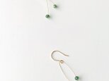14kgf RYUSEN green apatite 純金箔の画像