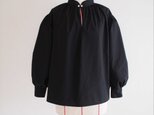 painter smock,black,shortの画像