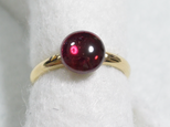 （１点もの）ガーネットのリング（フリーサイズ）