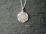 【fleur】sv925 flower of life necklaceの画像