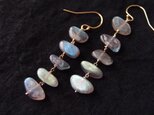 送料無料【K14gf】ラブラドライトのモビールピアス／labradorite