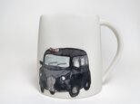 イギリス作家の手作りマグカップ「ロンドンタクシー」箱付きの画像