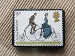 イギリス1978年　自転車切手ブローチ5935の画像