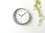 KATOMOKU muku clock 4 グレー km-57GRRC 電波時計 木製 無垢材の画像