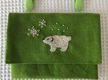 通園通学に♪刺繍の移動ポケットの画像