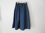 藍大島紬リメイクスカートの画像