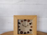 森の時計　掛け時計　置き時計　広葉樹の画像