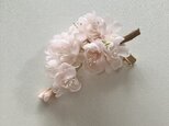 しだれ桜の布花コサージュ ミニの画像