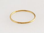 K24 Pure Gold Ring◇純金の指輪/リング 2（0.9ｍｍ幅）の画像