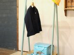 ハンガーラック　blue キッズサイズ　子供用の画像