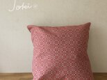 [再販]cushion cover[手織りクッションカバー]　レッドの画像