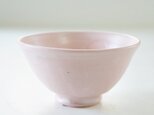 水玉のご飯茶わん　ピンク（飯椀）の画像