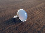 blue chalcedony ringの画像