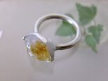 ハニードロップ＊シトリンロック925リング