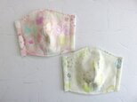 再6販*キッズマスク2枚セット*春色ちょうちょ*ゆめかわ