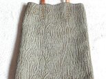 【秋の新作】”森シリーズ”手縫い薄まち手提げバッグの画像