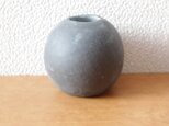 陶器 揺ら 花器 グレー 地シリーズ
