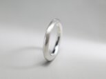 シルバーラウンドプレーンリング 3.0mm幅 つや消し｜FA-220