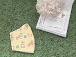 立体マスク 柴犬 キッズ オトナ イエロー