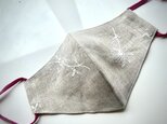 刺繍リネン 超立体マスク 送料込みの画像