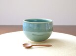 緑釉のボウル ＊ カフェオレやお抹茶などにの画像