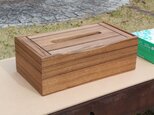 無垢材で作ったティッシュボックス4