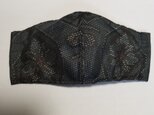 【送料無料】絹と藍染め浴衣 立体マスクの画像