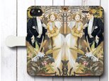 【アルフォンス ミュシャ 浮気女】スマホケース手帳型 全機種対応 iPhone11 iPhoneXR